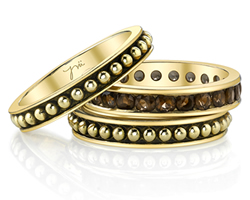 2 Jolie Stackable Rings with One Chanel Eternity Band
